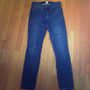 WORN ONCE J. Crew classic skinny jeans !!!